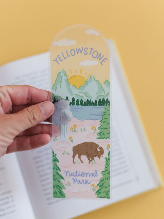 Yellowstone National Park Transparent Bookmark, 1 of 3