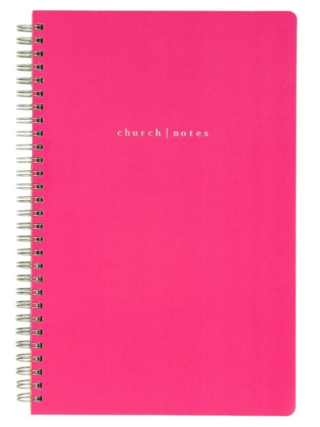 Hot Pink Bible Study Spiral Notebook by Girl, Open Your Bible!, 1 of 7