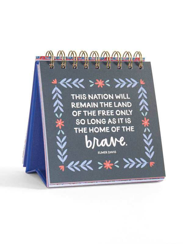 52 Weeks of America Quotes Flip Desk Calendar, 11 of 14