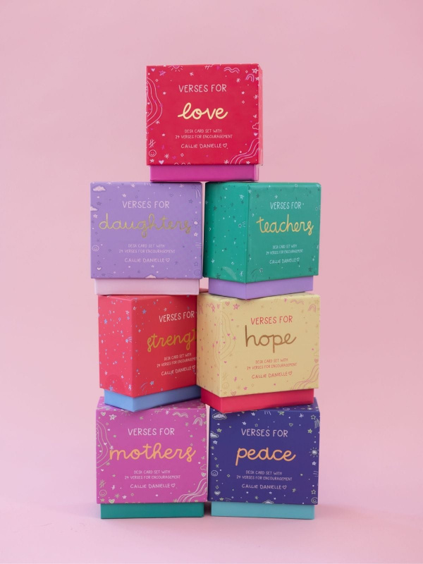 Verses for Strength – Bible Verse Card Set with Display Stand, 5 of 7