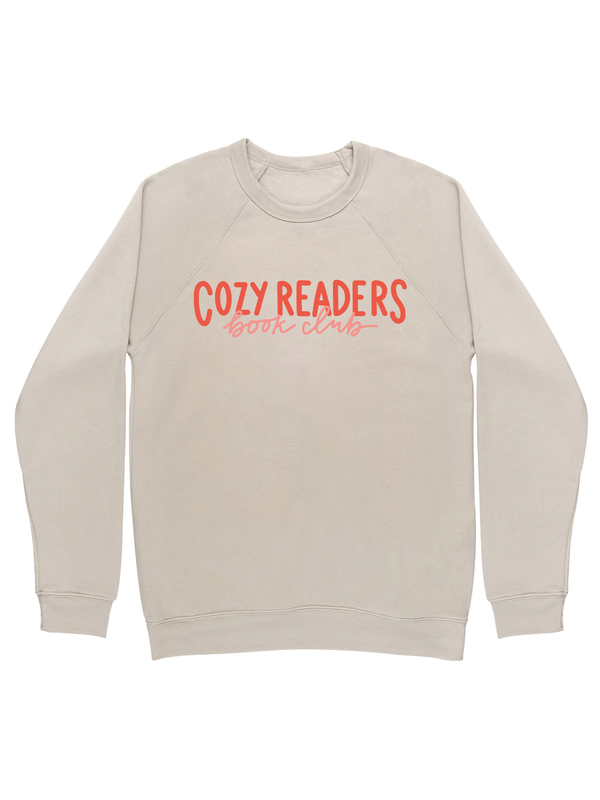 Cozy Readers Book Club Sweatshirt - Heather Dust, 4 of 5