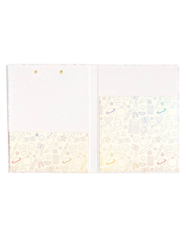 Classroom Icons Clipfolio with Lined Notepad, 3 of 8