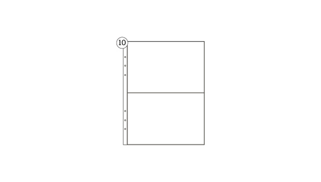 6×8 Pocket Page Protector (4×6 pockets), 1 of 1