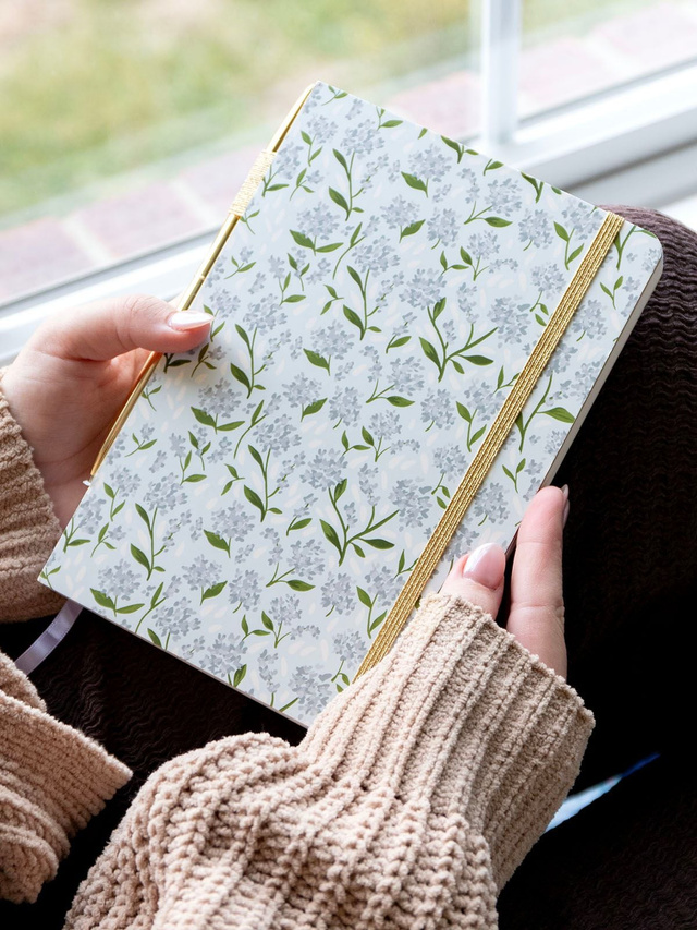 Hydrangeas Lay Flat Lined Journal, 1 of 4