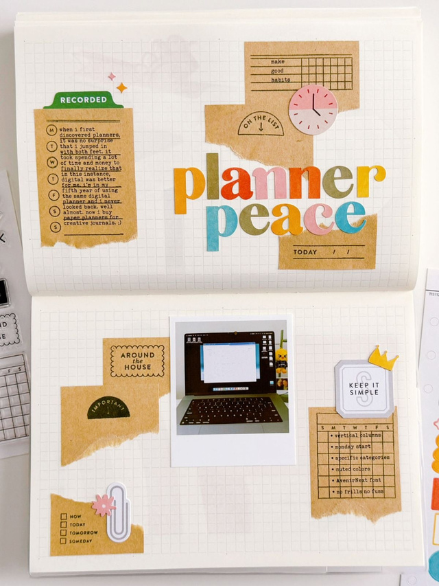 Stamp Set : 4×6 Planner by Goldenwood Co, 3 of 5