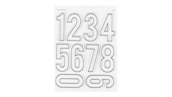 Stamp Set : 6×8 Storytellers Numbers Outline, 1 of 3