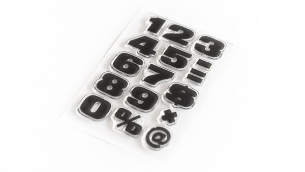 Numbers Are Awesome #15 4×6 Stamp Set, 2 of 2