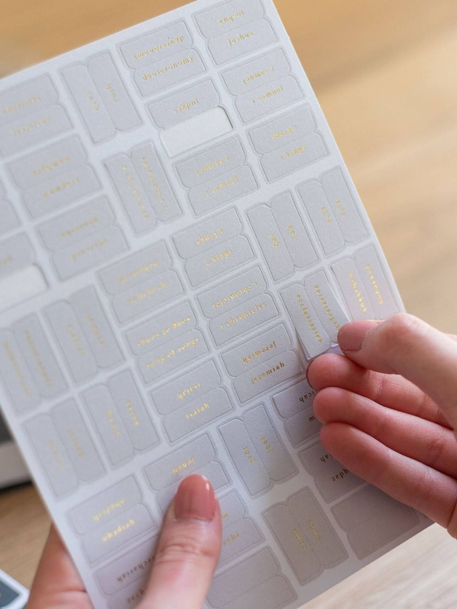 Navy & Grey Bible Tabs, 8 of 10