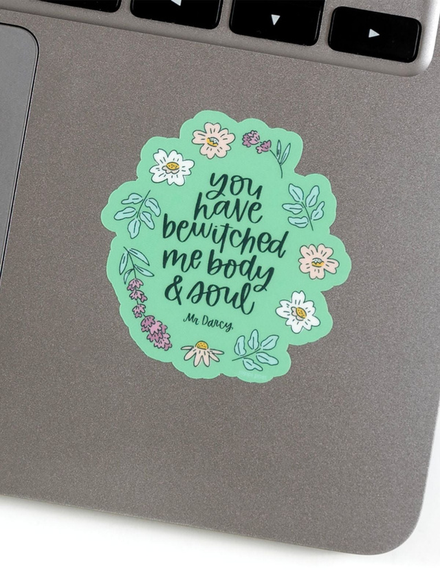 You Have Bewitched Me Pemberley Decal Sticker, 3 of 3