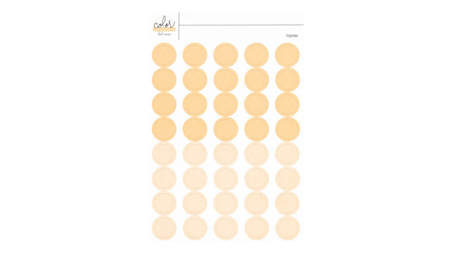 Color Collective 4×6 Circle Stickers - Blush, 1 of 1