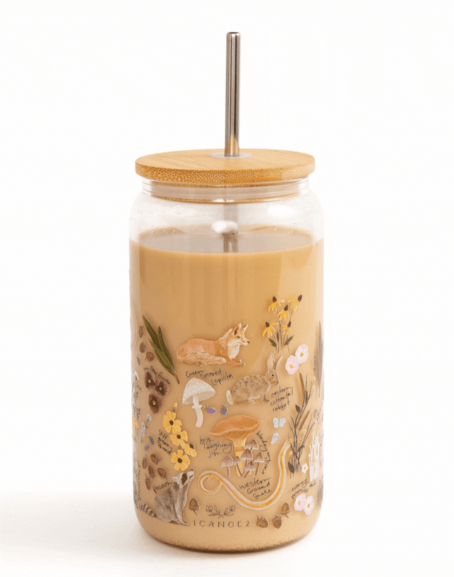 Flora & Fauna Glass Can, 4 of 4