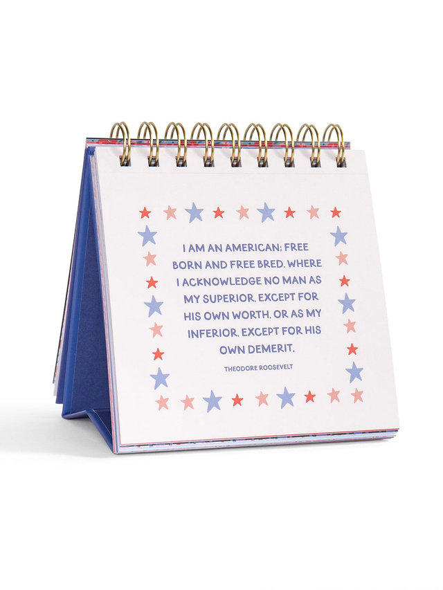 52 Weeks of America Quotes Flip Desk Calendar, 12 of 14