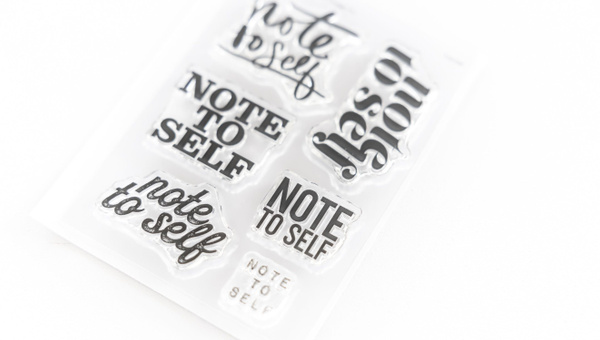 Stamp Set : 3×4 Note To Self, 2 of 2