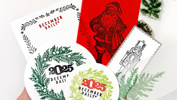 December Daily® 2025 6×8 Stamp Set, 3 of 3