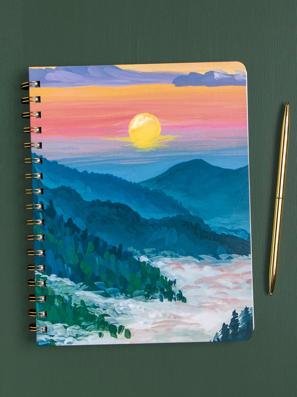 Smoky Mountains National Park Landscape Spiral Notebook, 1 of 3