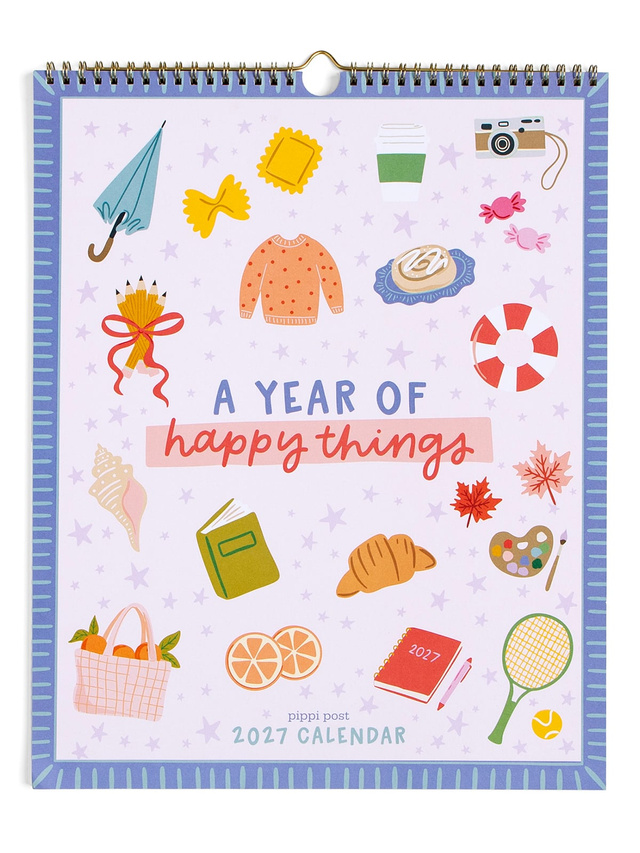 Year of Happy 2027 Spiral Hanging Wall Calendar, 7 of 10