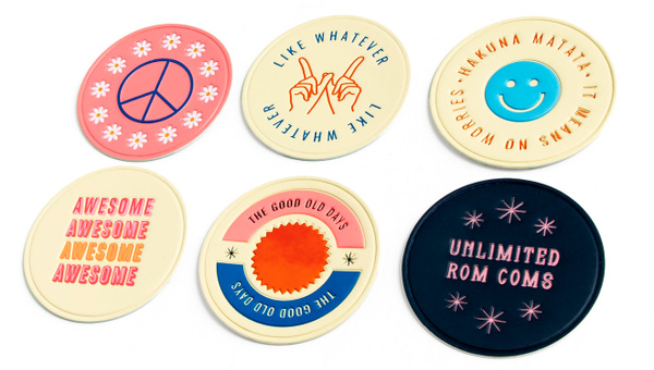 Nostalgia Pleather Badges, 2 of 2