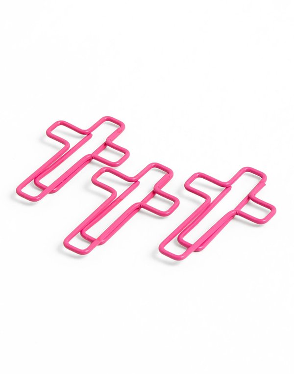 Pink Cross Paperclips, 2 of 4