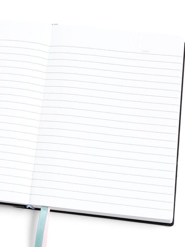 Blue Floral 5×7 Lined Softcover Book Journal, 4 of 4