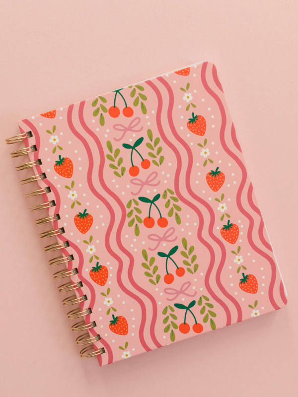 Berries & Bows Spiral Notebook, 1 of 3