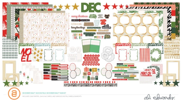 December Daily® 2025 Digital Main Kit, 1 of 1