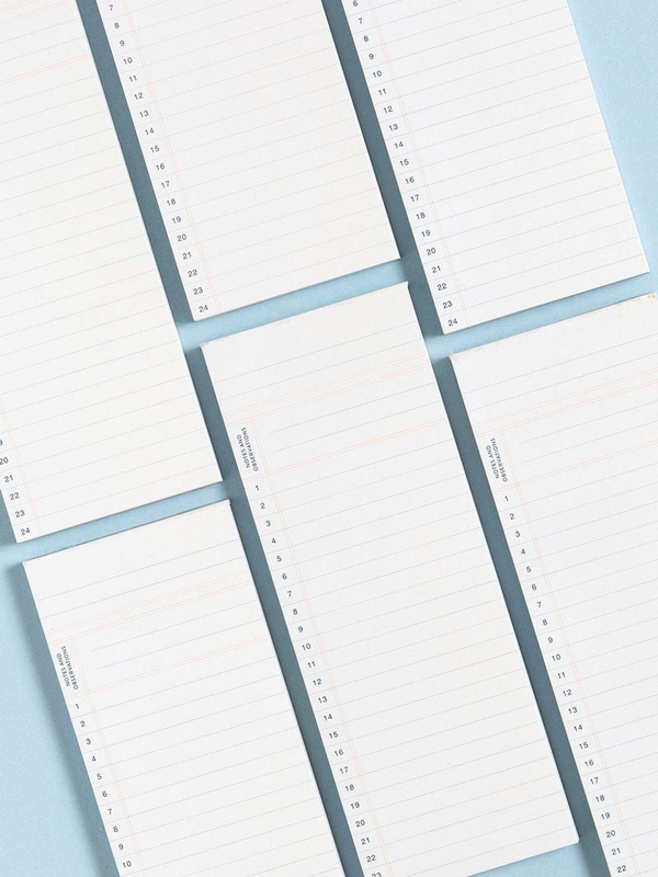 Notepad - 3×8 List , 4 of 5