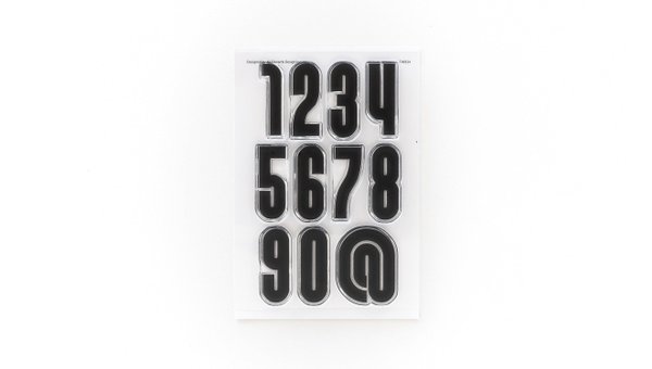 Numbers Are Awesome #13 4×6 Stamp Set, 1 of 2