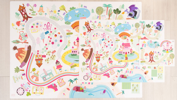 Mini Rainbow Land Play Mat, 4 of 5
