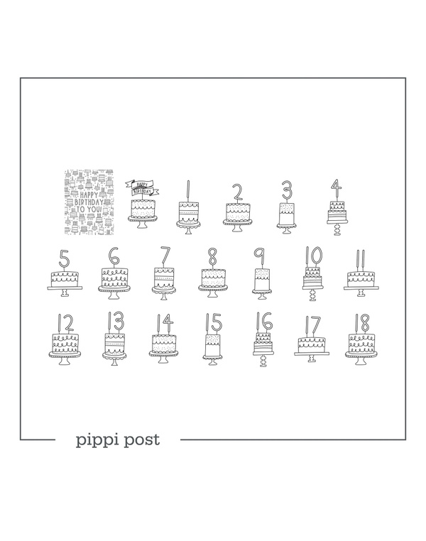 Birthday Printable Bundle, 1 of 4