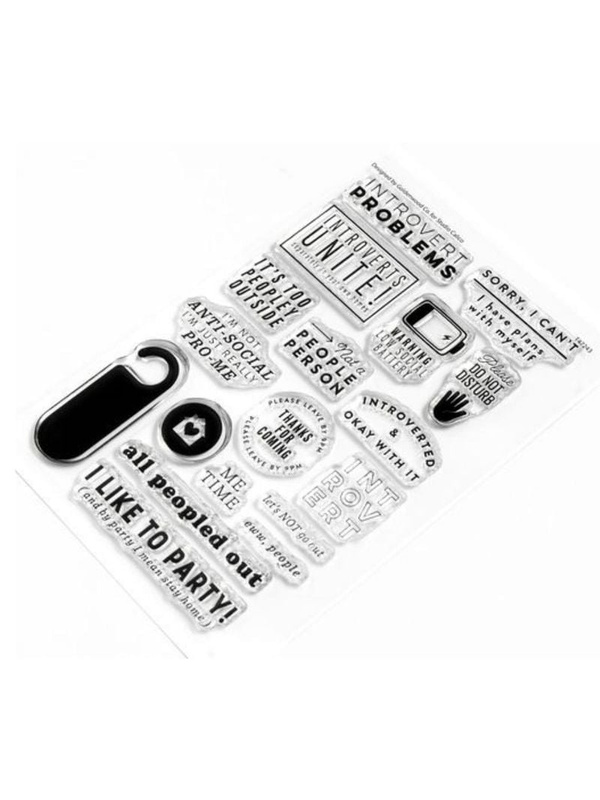 Stamp Set : 4×6 Introvert, 2 of 4