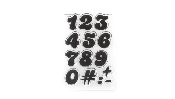 Numbers Are Awesome #18 4×6 Stamp Set, 1 of 2