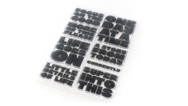 Stamps Are Fun 6×8 Stamp Set - July 2025 , 2 of 2