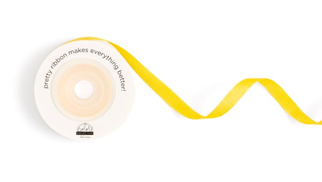 Color Collective 1/4" Ribbon - Sunny, 1 of 1