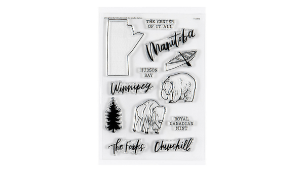 Stamp Set : 4×6 Manitoba by Kiley Bennett, 1 of 1
