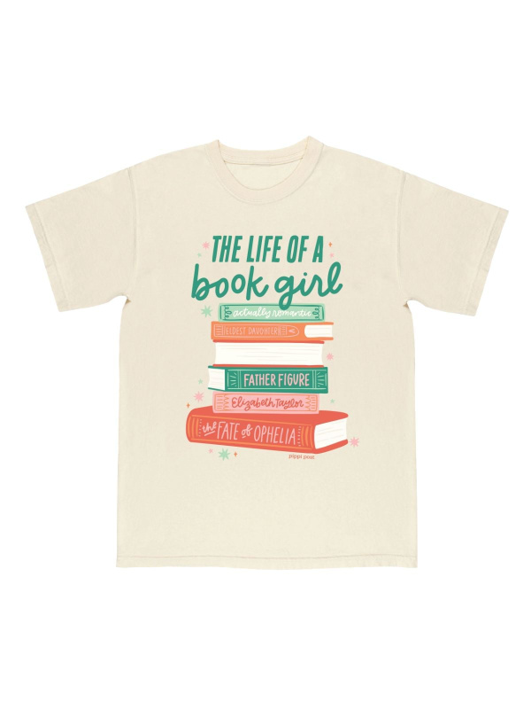 Life of a Book Girl Tee - Ivory, 4 of 4
