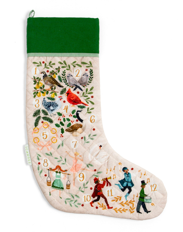 12 Days of Christmas Stocking, 2 of 3