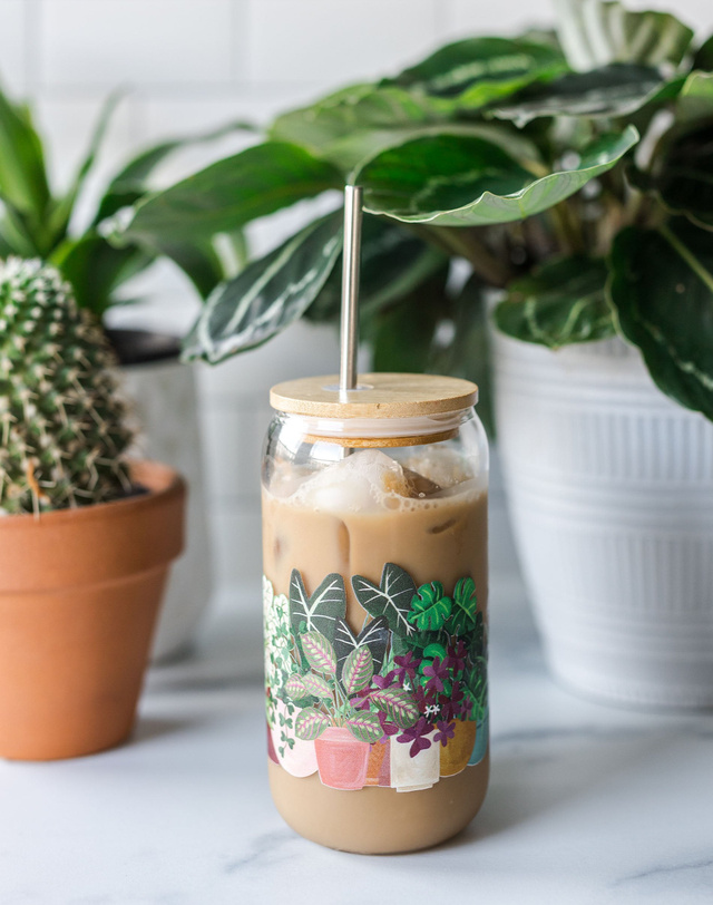 Houseplants Glass Can, 1 of 5