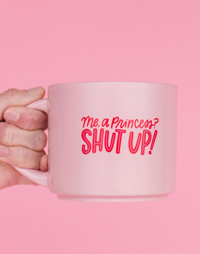 Me, A Princess? Large Ceramic Mug , 2 of 5