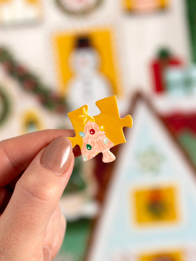 Gingerbread Village - 500 Piece Holiday Jigsaw Puzzle, 3 of 7