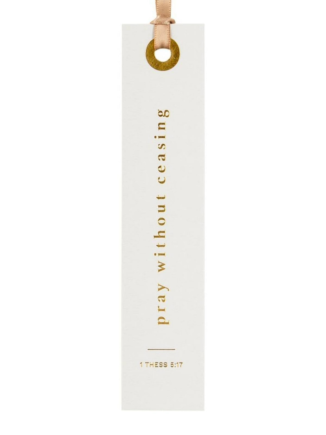 Pray Without Ceasing Scripture Bookmark, 2 of 2