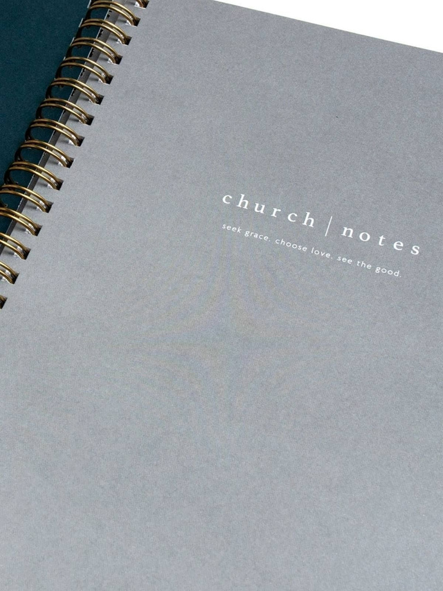 Navy Bible Study Spiral Notebook, 4 of 13