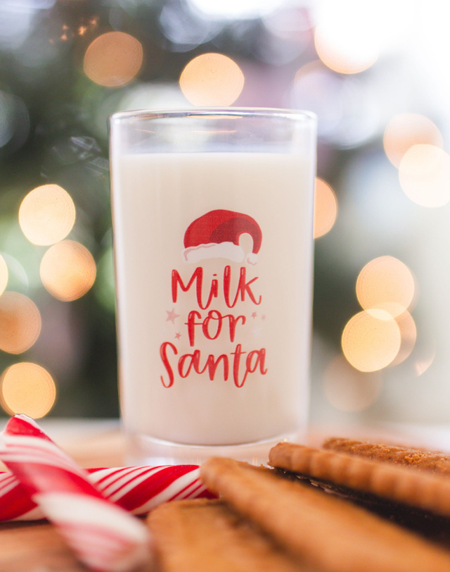 Milk For Santa Mini Juice Glass, 1 of 5