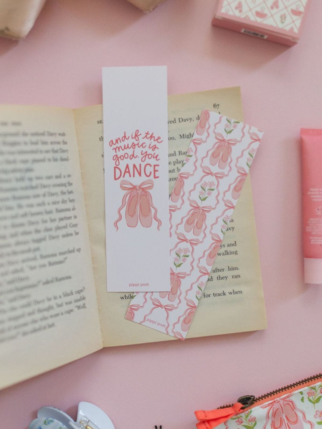 And If The Music Is Good, You Dance Ballet Bookmark Set, 1 of 2