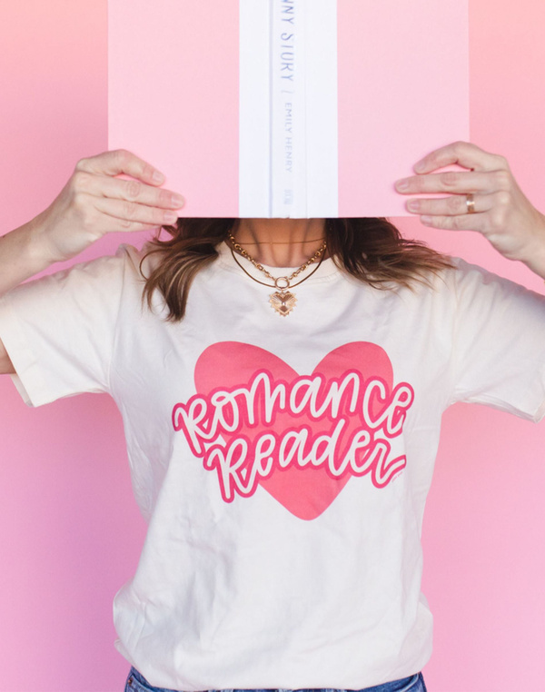 Romance Reader Tee - Ivory, 2 of 4