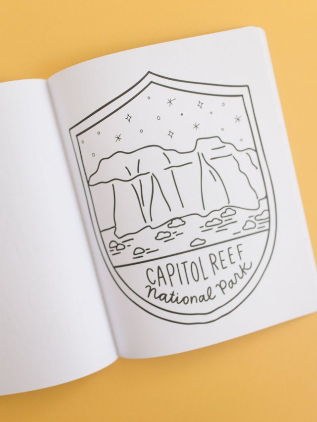 National Parks Coloring Book, 6 of 12