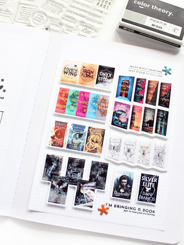 Stamp Set : 4×6 Book Club by Goldenwood Co, 4 of 4