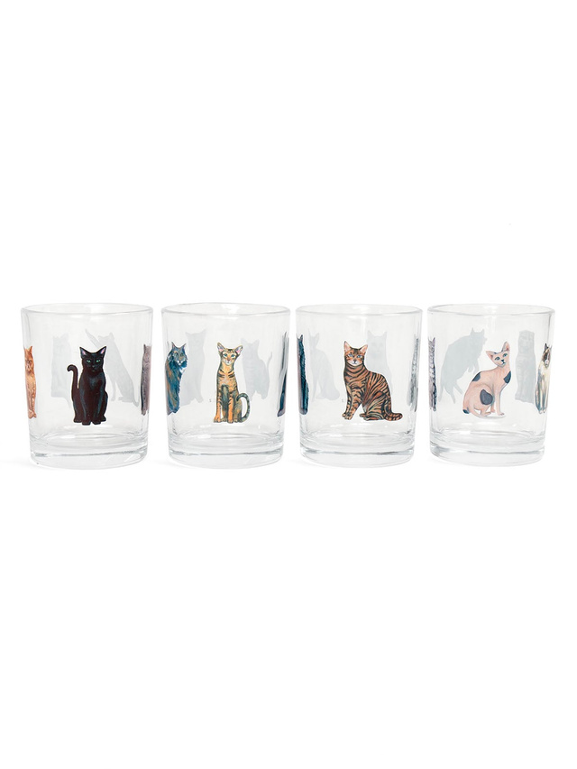 Feline Friends Cats 7.5oz Short Juice Glass Set, 3 of 3