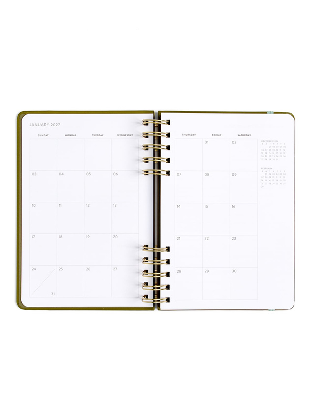 Green Spiral Planner - 2027 Calendar Year, 6 of 7