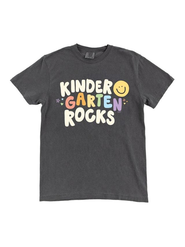 Kindergarten Rocks Tee - Pepper, 4 of 4