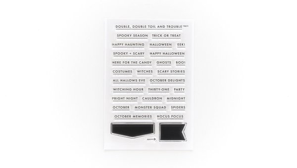 Halloween Words 4×6 Stamp Set, 1 of 3